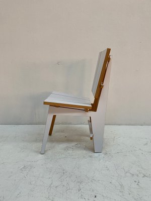 Norwegian Plywood Dining Chairs, 1980s, Set of 4-QVY-1755202