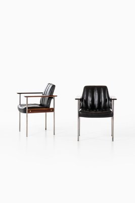 Norwegian Rosewood Model 1001 Armchairs by Sven Ivar Dysthe for Dokka Møbler, 1959, Set of 4-SC-744458