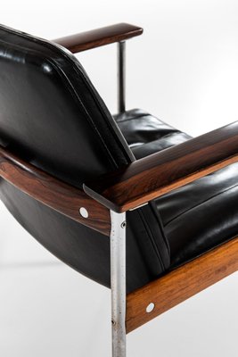 Norwegian Rosewood Model 1001 Armchairs by Sven Ivar Dysthe for Dokka Møbler, 1959, Set of 4-SC-744458