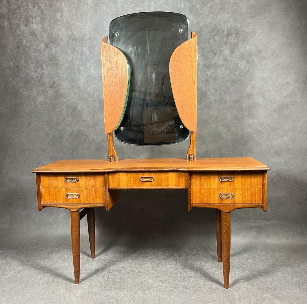 Norwegian Teak Dressing Table, 1950s