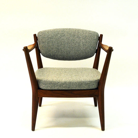 Norwegian Teak Lounge Chairs by Fredrik A. Kayser for Arnestad Bruk, 1950s, Set of 2