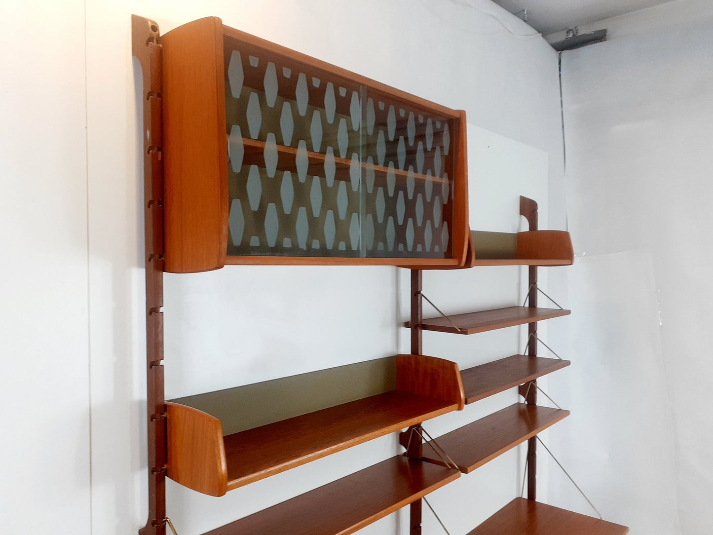 Norwegian Teakwood Wall-Unit by John Texmon for Blindheim Furniture Factory, 1960s