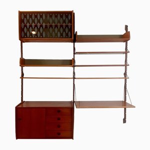 Norwegian Teakwood Wall-Unit by John Texmon for Blindheim Furniture Factory, 1960s-EYI-1140306