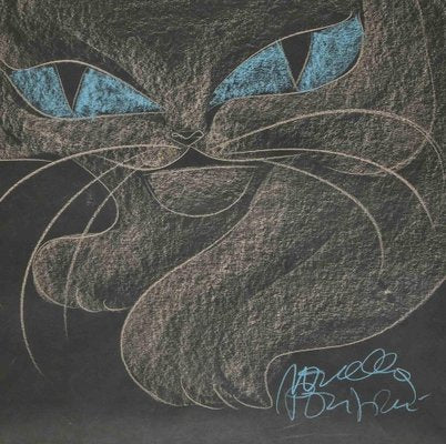 Novella Parigini, Cat, 1970s, Etching-ZCI-1781823