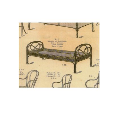 Nr. 2 Beds from Thonet, 1879, Set of 2-TZ-653260