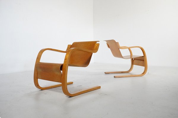 Nr. 31 Cantilever Lounge Chairs by Alvar Aalto, 1930s, Set of 2-TEA-1816705