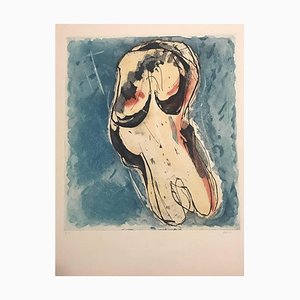 Nu Fond Bleu - Original Lithograph - 1955 1955-ZCI-759321