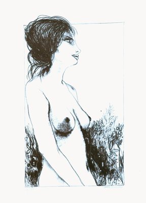 Nude - 2 - Original Lithograph by Carlo Marcantonio - 1970-ZCI-755024