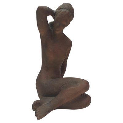 Nude Ceramic Woman from Kokrda, Czechoslovakia, 1960s-TZ-1249248