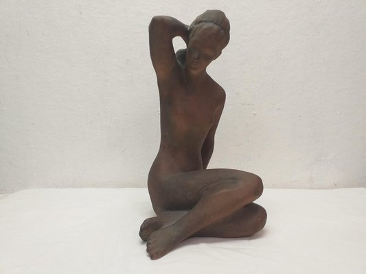 Nude Ceramic Woman from Kokrda, Czechoslovakia, 1960s-TZ-1249248