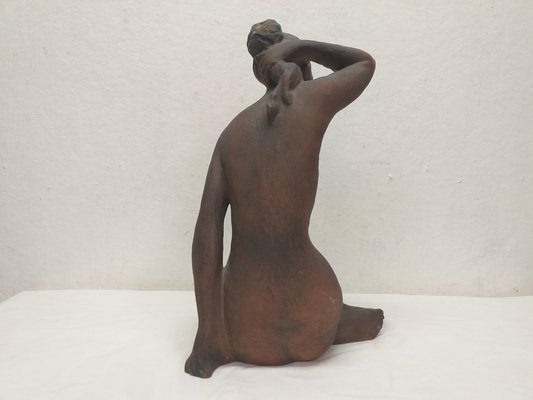 Nude Ceramic Woman from Kokrda, Czechoslovakia, 1960s-TZ-1249248