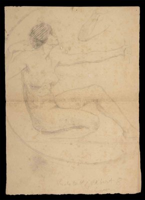 Nude, Original Drawing, Early 20th-Century-ZCI-1164026