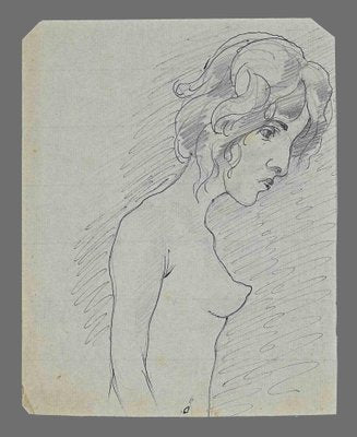 Nude, Original Drawing, Early 20th-Century-ZCI-1165775