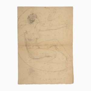 Nude, Original Drawing, Early 20th-Century-ZCI-1164026