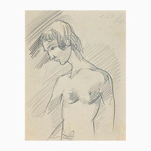 Nude, Original Drawing, Early 20th-Century-ZCI-1165789