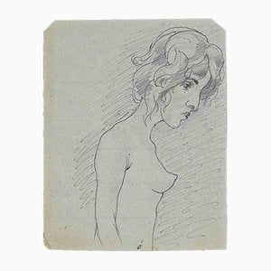 Nude, Original Drawing, Early 20th-Century-ZCI-1165775