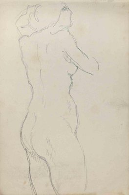 Nude, Original Drawing, Mid-20th-Century-ZCI-1241570