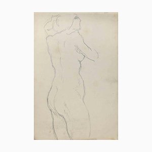 Nude, Original Drawing, Mid-20th-Century-ZCI-1241570