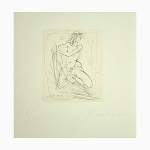 Nude - Original Etching by Lucio Fontana - 1964-ZCI-754785