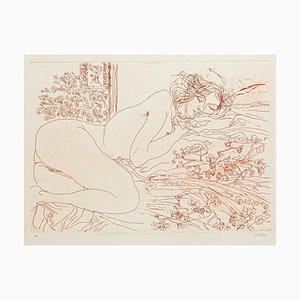 Nude - Original Etching by Sergio Barletta - 1970s 1970s-ZCI-758497