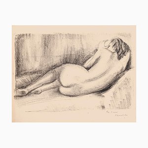 Nude - Original Lithograph on Paper by Pierre Guastalla 1950s-ZCI-777625