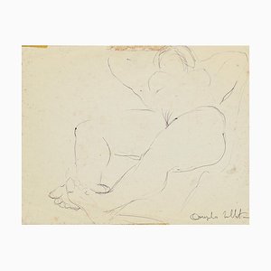 Nude - Original Pen Drawing by Angelo Sabbatani - 1960s 1960s-ZCI-762067