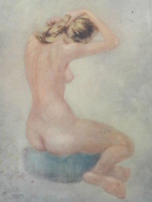 Nude Woman Lithograph by Cassinari Vettor-ARU-1004792