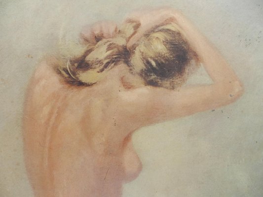 Nude Woman Lithograph by Cassinari Vettor-ARU-1004792