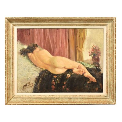 Nude Woman, Oil on Canvas, 20th Century-YVI-947737