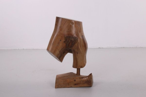 Nude Wooden Sculpture of a Woman, 1960s-EZZ-776371