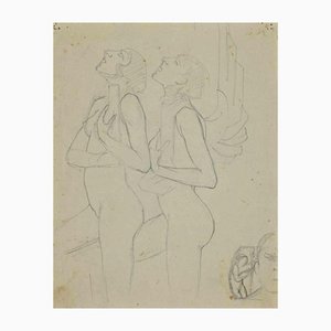 Nudes, Original Drawing, Early 20th-Century-ZCI-1164379