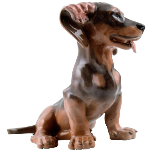 Number 0856 Dachshund by Lauritz Jensen from Royal Copenhagen, 1960s