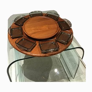 Nut Bowl Revolving Bale Teak Sign from Digsmed-SU-1050558