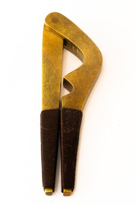 Nutcracker with Leather Handles by Carl Auböck for Werkstätte Carl Auböck, 1950s-SPD-2018324