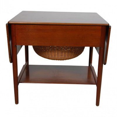 Nutwood Sewing Table by Hans Wegner for Andreas Tuck, 1980s-MTD-1440460