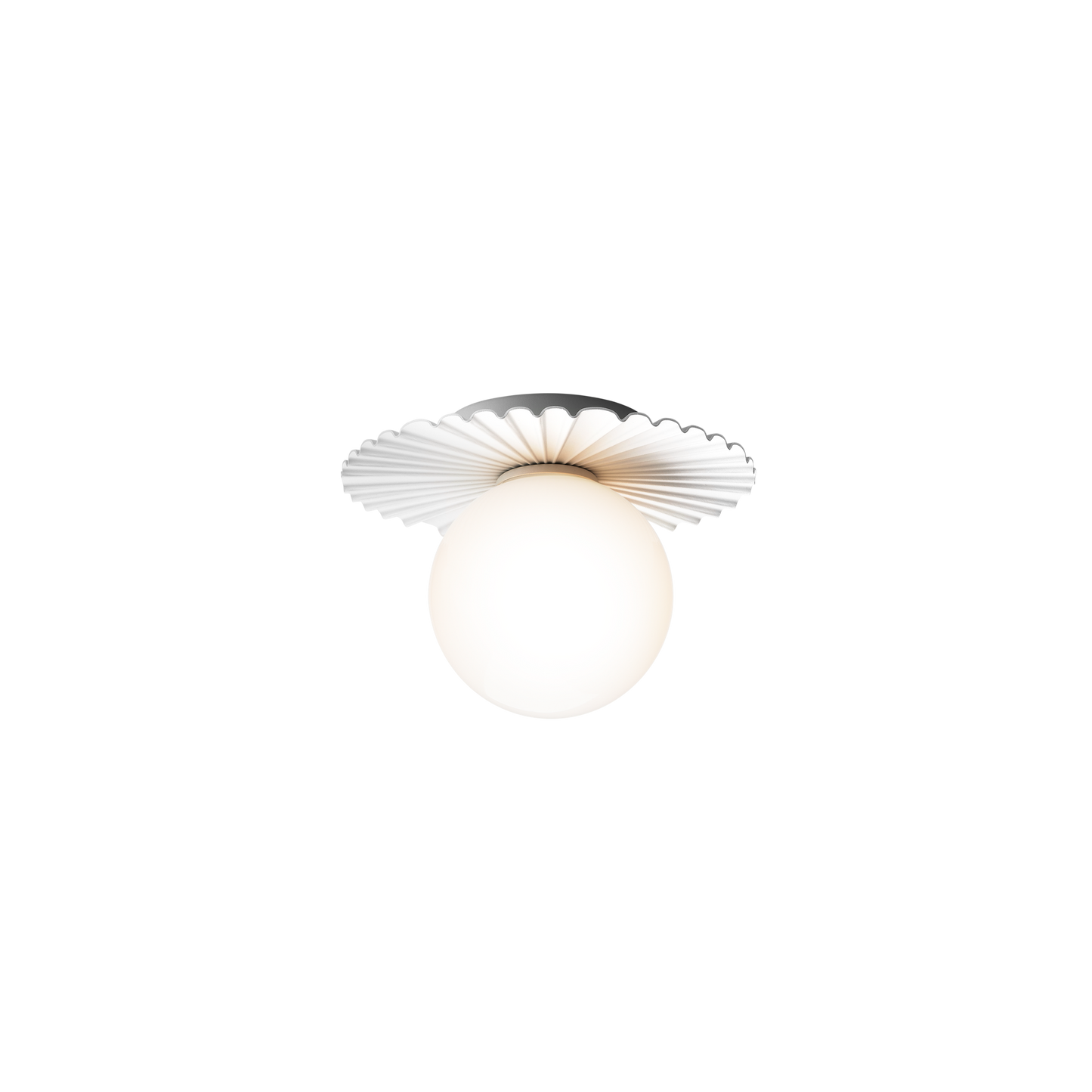 Lila Muuse Ceiling Light Small by Nuura #White/ Opal