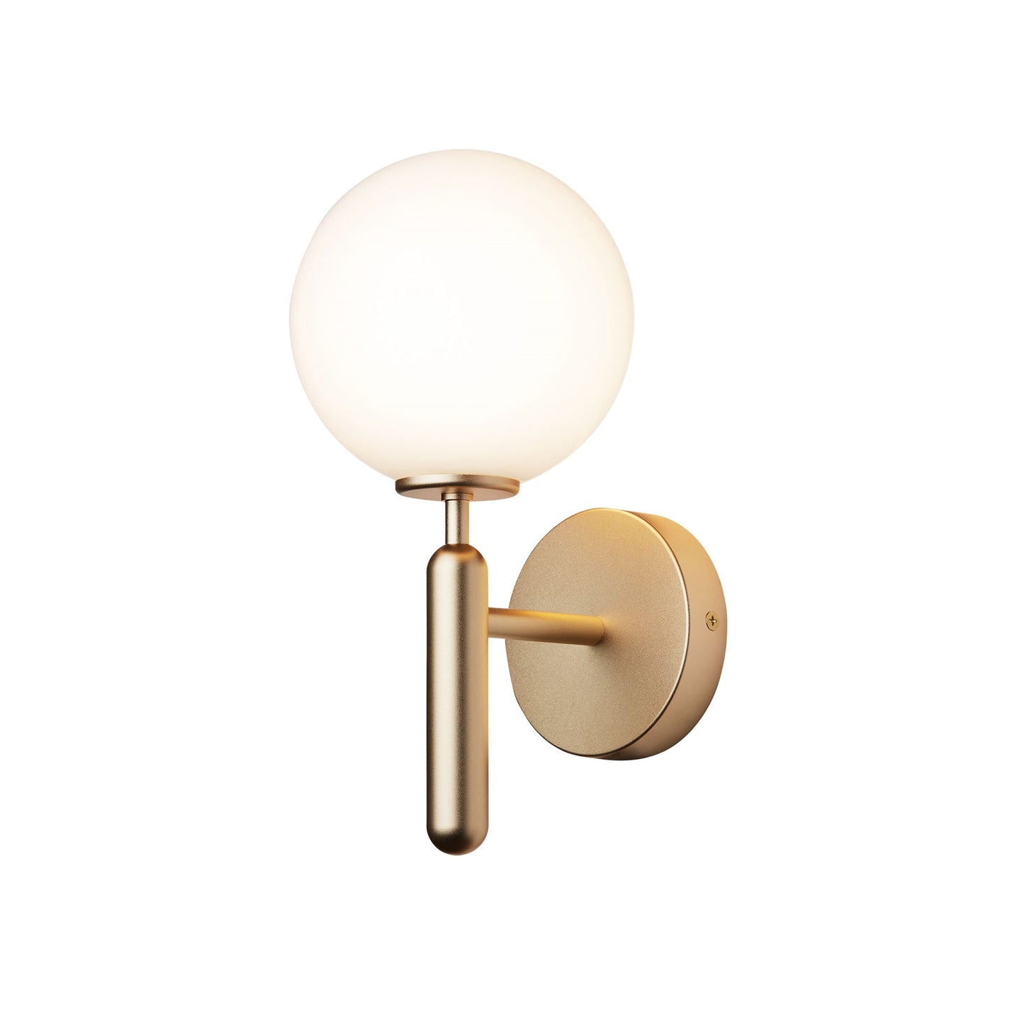Miira Wall Lamp by Nuura #Brass/ Opal White