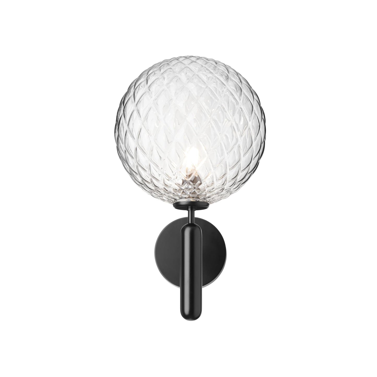 Miira Outdoor Wall Lamp by Nuura #Black & Clear Optic