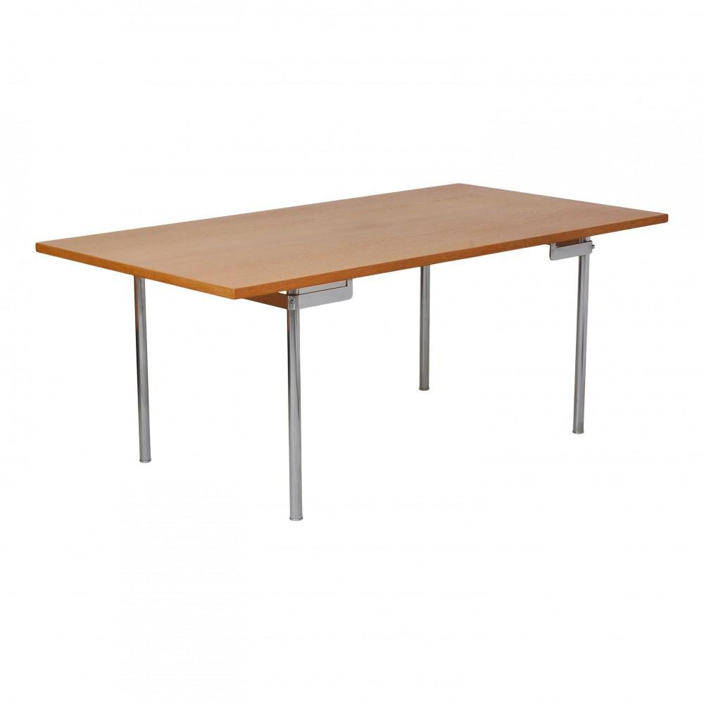 Oak 318 Dining Table by Hans J Wegner for Andreas Tuck