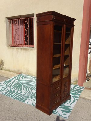 Oak and Glass Display Case, 1930s-ABK-2040988