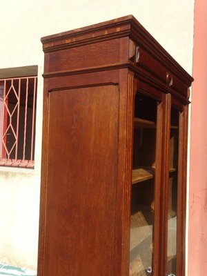 Oak and Glass Display Case, 1930s-ABK-2040988