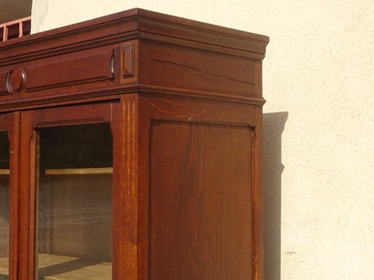 Oak and Glass Display Case, 1930s-ABK-2040988