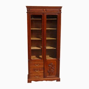 Oak and Glass Display Case, 1930s-ABK-2040988