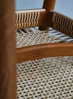 Oak and Rattan Armchair JH-501 by Hans J. Wegner, Set of 2-WRF-1287314