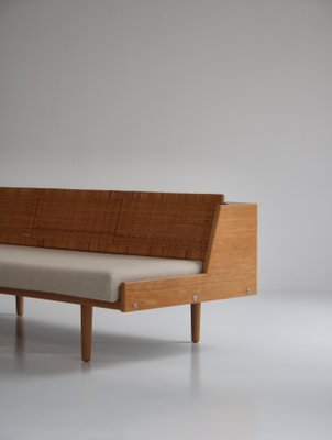 Oak and Rattan GE7 Daybed by Hans J. Wegner for GETAMA-WRF-965329