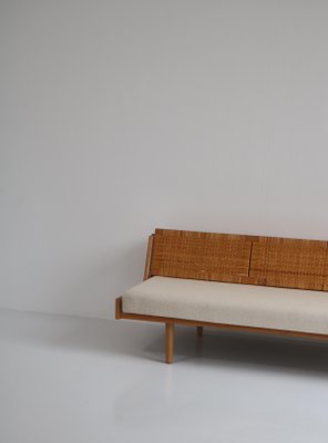 Oak and Rattan GE7 Daybed by Hans J. Wegner for GETAMA-WRF-965329