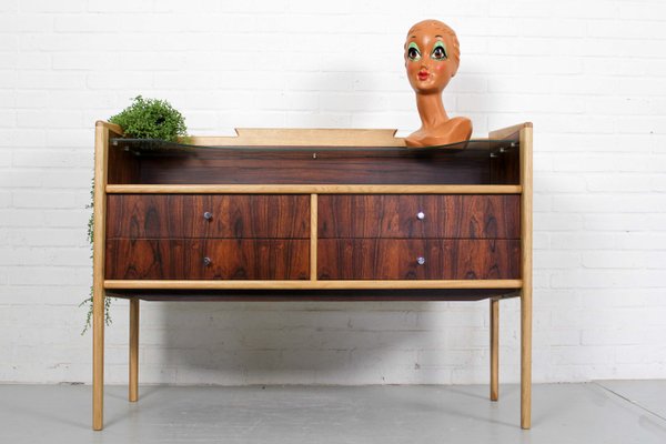 Oak and Rosewood Vanity / Sideboard, 1960s-ZA-843720