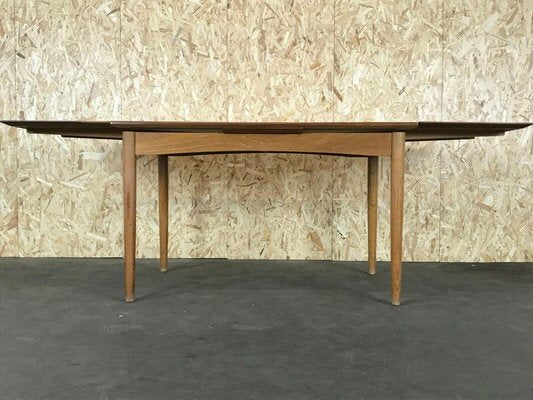 Oak and Teak Dining Table, Denmark, 1960s-EJL-1063053