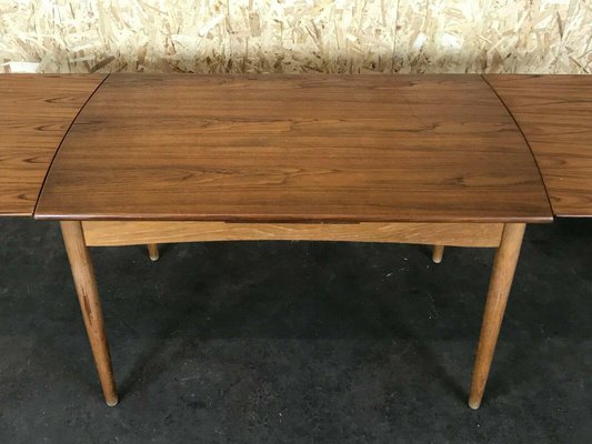 Oak and Teak Dining Table, Denmark, 1960s-EJL-1063053