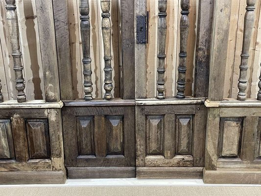 Oak and Walnut Door, 19th Century-QYF-1801314